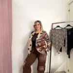 Look coordinato Jeans, Body elasticizzato e Giacca